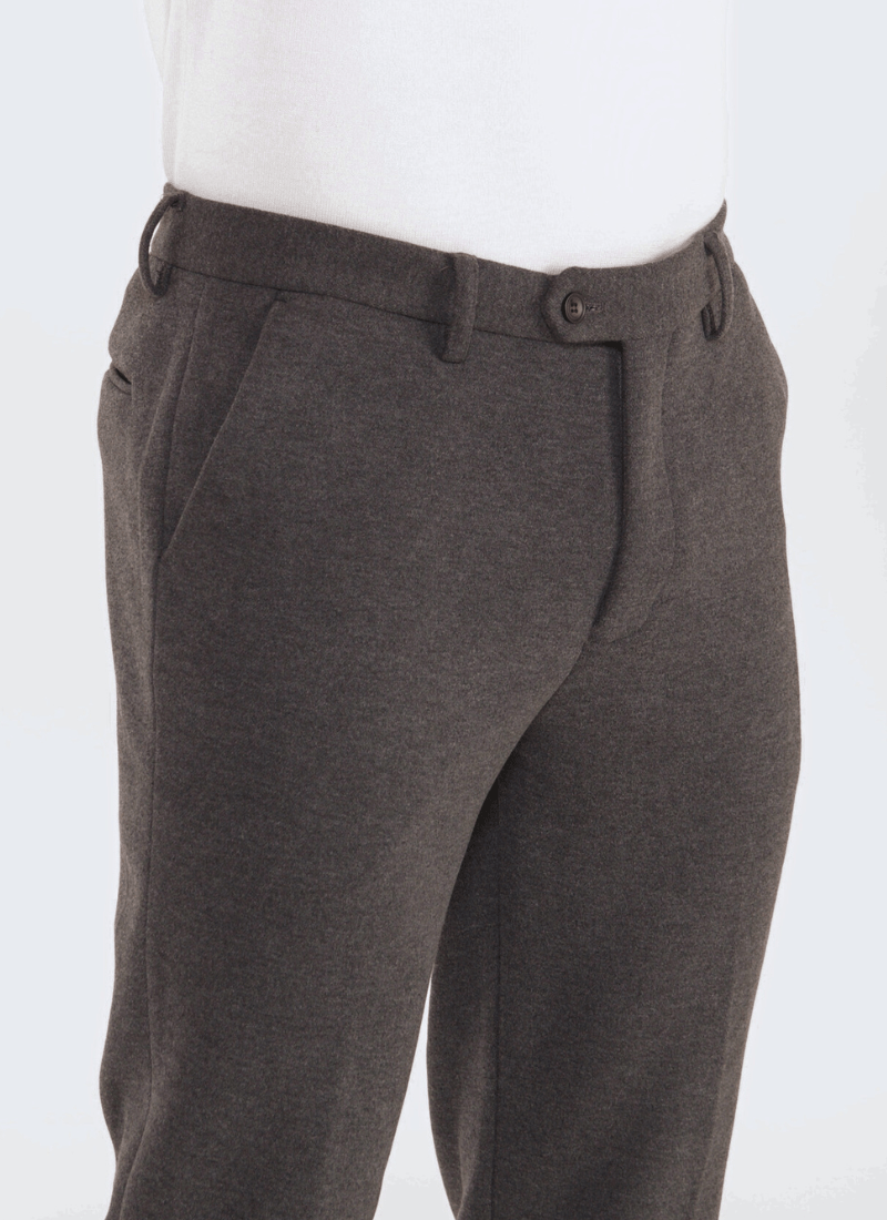 Melange Wool-Mix Trousers - Alden & Ash